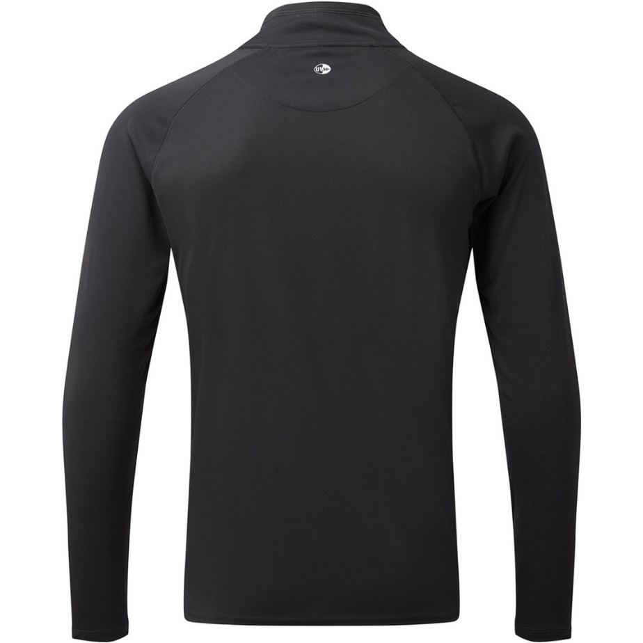 2026 Gill Mens UV Tec Zip Neck Top UV009 - Black